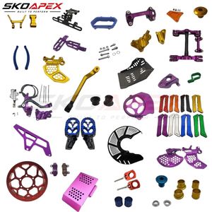 <span class=keywords><strong>Kit</strong></span> de pièces de performance en alliage d'aluminium CNC pour Sur Ron Ultra Bee : Protections de frein, repose-pieds, guides de chaîne, pièces de protection améliorées - Product Image 1