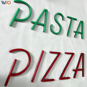 Enseigne au néon personnalisée en forme de tranche de <span class=keywords><strong>pizza</strong></span>, livraison rapide, enseigne au néon pour la décoration de <span class=keywords><strong>restaurant</strong></span> - Product Image 1