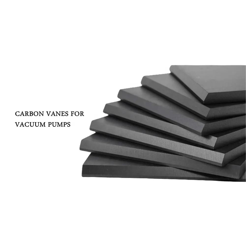 Baling-baling grafit karbon murni tinggi, pompa vakum baling-baling putar, Rotor grafit karbon dan baling-baling