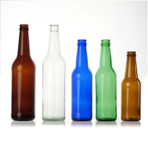Новый дизайн, поддержка на заказ, 330 мл, Синяя Прозрачная многоразовая бутылка для сока, пива