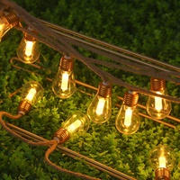 Nouvelles guirlandes lumineuses solaires LED pour Halloween, extérieures, étanches, en plastique, avec télécommande, longueur 5 m, lumières d'ambiance