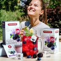 Coffret Cadeau de Thés aux Fruits Personnalisés en Vrac, Sachets, Boîtes et Bouteilles – Spécialités Incluant le Thé Beauté Myrtille & Framboise