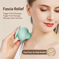 Micogo Ballon de massage mural à ventouse en silicone portable pour points de pression, pour un soulagement musculaire profond du corps entier