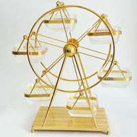 Étagère à épices rotative en forme de grande roue, présentoir unique pour épices, modèle créatif pour buffet, restaurant, hôtel, vaisselle