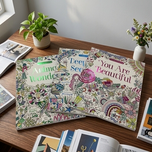 Livres de <span class=keywords><strong>coloriage</strong></span> <span class=keywords><strong>pour</strong></span> adultes <span class=keywords><strong>à</strong></span> impression personnalisée livre de <span class=keywords><strong>coloriage</strong></span> <span class=keywords><strong>pour</strong></span> enfants livre de notes de peinture d'impression <span class=keywords><strong>pour</strong></span> enfants et adultes - Product Image 1