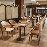 Tables et chaises modernes, écologiques et durables pour hôtels, bars et restaurants, mobilier de café, tabourets de bar, ensembles de salle à manger KTV