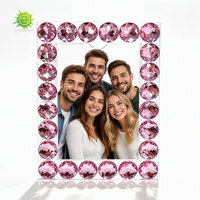 Vente directe d'usine, cadre photo moderne en acrylique, décoration de mariage, cadre photo de bureau écologique, formes et tailles personnalisées