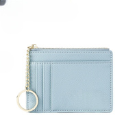 Dompet kustom klip uang dompet saku kulit asli Magnet kuat dompet tipis kulit asli klip uang grosir tempat kartu