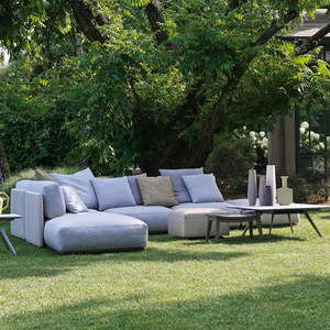 Factory Customization Modern Yacht Outdoor Sectional Set Stainless Steel Woven Outdoor Furniture for Villa Garden Patio - Product Image 6