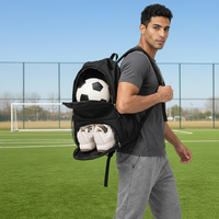 Sac à dos de football Maxoner personnalisé, durable, léger, pour le sport en plein air, vente en gros, avec compartiment à chaussures