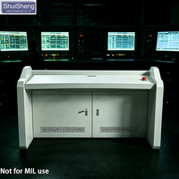 Station de montage en rack EN 17355 pour signalisation ferroviaire, armoire extérieure de secours pour voie ferrée, surveillance à distance, console d'opérateur