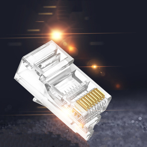 Connecteur RJ45 blindé Cat5e 8 broches 50U avec capuchon, câble 24/26 AWG, 100 pièces, fourni par le fabricant, conforme TIA/EIA, en alliage de cuivre - Product Image 4