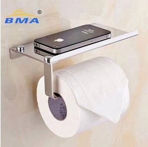 <strong>Wall</strong> <strong>Mount</strong> Tissue Mobile Cell Phone Storage Stainless Steel <strong>Roll</strong> <strong>Toilet</strong> Paper <strong>Holder</strong> with Shelf - Product Image 6