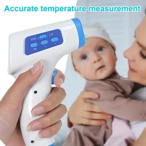 LCD Three-color LCD Handle Type Far Infrared Digital Thermometers For Fever