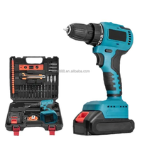 Perceuse à percussion sans fil OEM, mini-perceuse, batterie lithium 18V, vitesse variable, couple 65 Nm, portable, pour le travail du bois et des métaux à domicile