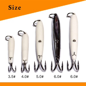 Oem Pesca Gancho de Remolque para Pesca en Alta Mar, Gancho de Ancla para Barco, Gancho de Pesca de Caballa Golden Gun, Gancho de Remolque de Plástico para Caballa, Gancho Doble - Product Image 6