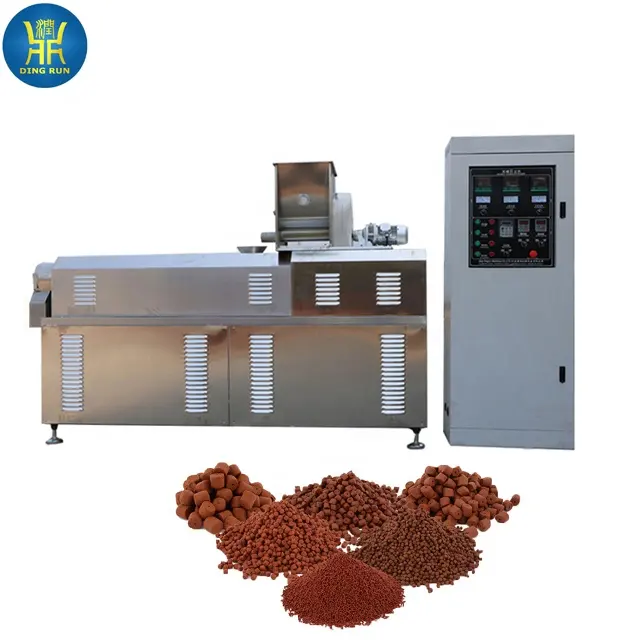 ornamental fish feed processing equipment low price floating fish meal pellet machine