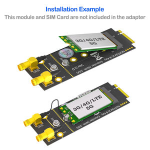 <span class=keywords><strong>M</strong></span>.2 (NGFF) อะแดปเตอร์เครือข่ายกุญแจ B ช่องใส่ซิมโมดูล3G/4G/5G รองรับซิมการ์ดนาโนประเภท3042/3052คีย์การ์ด <span class=keywords><strong>M</strong></span>.2 B สำหรับสต็อก PCB - Product Image 4