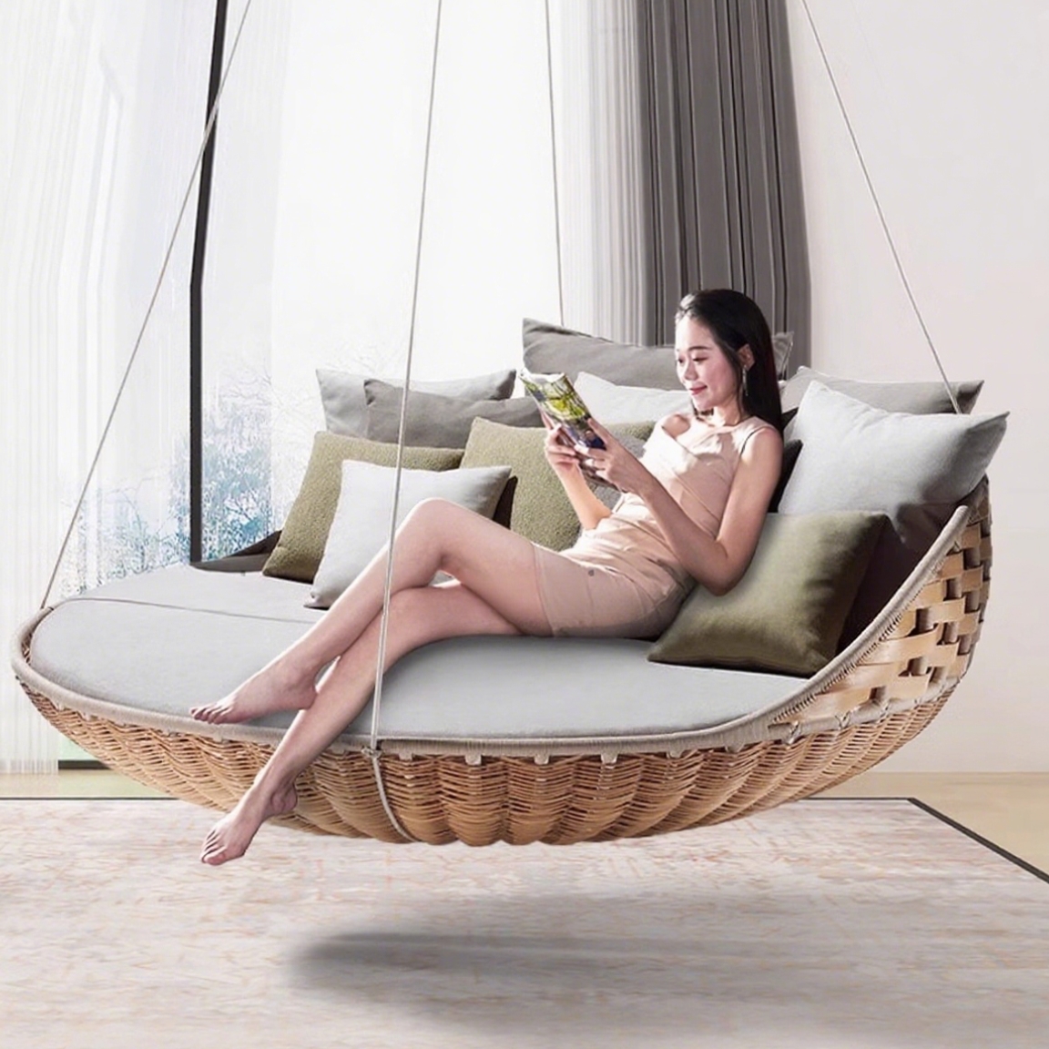 Comodidad y estilo se unen: cama hamaca perfecto para relajarse al