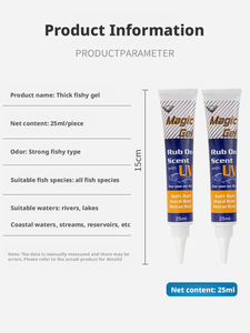 Gel Attractif Olfactif pour la Pêche, Appât UV Olfactif, Utilisé pour les Appâts Souples, Appâts Durs, Accessoires Métalliques, Gel Attractif pour la Pêche, Accessoires de Poulie - Product Image 3