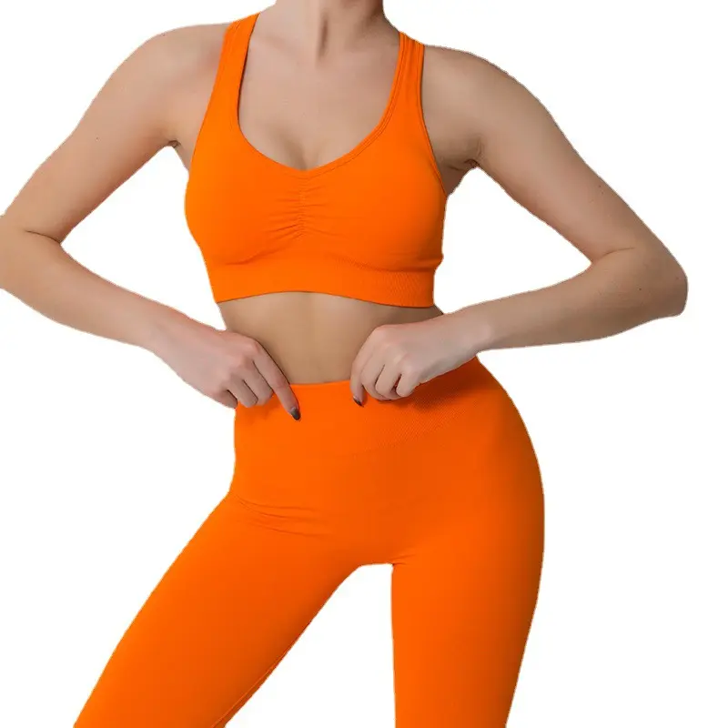 VDO Sport Fitness Sport abbigliamento sportivo camicia corta allenamento palestra Yoga pantaloni da corsa Sport donna Yoga set da palestra