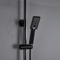 Mitigeur de douche de bain en laiton européen de 25mm, robinet en céramique à jet de pluie doux pour salle de bain d'hôtel, ensemble de douche de bain à prix d'usine