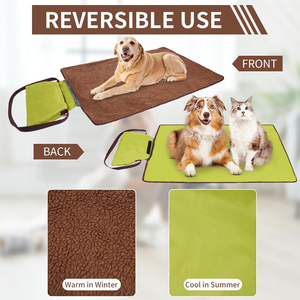 SUREWALHOME Plegable Impermeable Reversible Mat Antideslizante Cama para perros Manta de reducción de aranceles para interiores y exteriores Camping Viajes - Product Image 4