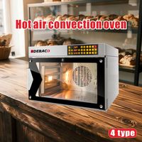 Neuer gewerblicher automatischer 4-Blech-Kleinheißluft-Konvektions-Elektroofen mit Dampffunktion, tragbar für Bäckereien zum Toasten von Mais und Obst