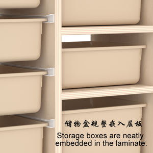 Organizzatori e contenitori per giocattoli <span class=keywords><strong>Montessori</strong></span> moderni, mobiletto in legno con 12 cassetti per la cameretta dei bambini dell'asilo. - Product Image 2