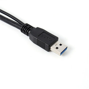 Cavo USB 3.<span class=keywords><strong>0</strong></span> Nero da 60cm, da Maschio <span class=keywords><strong>a</strong></span> Micro USB 3.<span class=keywords><strong>0</strong></span> Y + Cavo di Alimentazione USB per Disco Rigido Mobile - Product Image 3