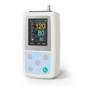 Produttore reale CONTEC ABPM50 NIBP Holter Monitor ambulatoriale della pressione sanguigna Software gratuito 24 ore registratori USB