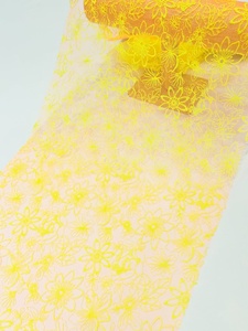 2024 nóng bán huỳnh quang hoa thêu ren lưới cho quần áo và đồ lót - Product Image 3