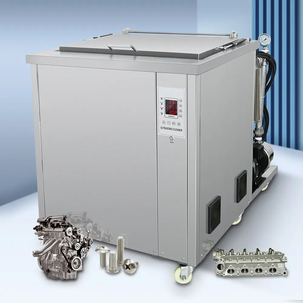 Rondella ad ultrasuoni con sistema di filtrazione per macchina detergente per la rimozione dell'olio degli utensili da cucina 60L 61L