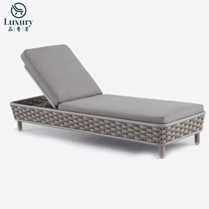 حديث خارجي راتان شمس متسكع ألومنيوم إطار مقاوم للماء حمام سباحة كوع شمس للفندق - Product Image 4