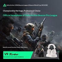 MCHOSE V9 Turbo Headset Gaming Dinamis Over-Ear Berbahan Metal AAC Active Noise Cancellation (ANC) Tahan Air IPX3 15-20 Jam