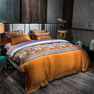 Ensemble de literie quatre pièces en Satin de coton léger 700TC de luxe 2023 en coton à fibres longues <span class=keywords><strong>140</strong></span>, nouveauté 100 - Product Image 3