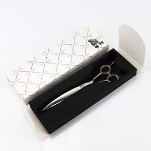 Tesoura de cabeleireiro, tesoura de cabeleireiro de papel eco-amigável, embalagem especial de tesoura, caixa de armazenamento e logotipo personalizável - Product Image 4