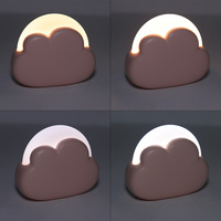 Lampe de Nuit Rechargeable en Forme de Nuage, Portable, USB Type C, 1200 Mah, Batterie de Table de Chevet, Chaîne Suspendue pour la Maison