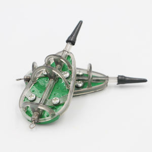 Molde alimentador plano de línea de pesca de carpa 20G/30G/40G/50G/60G 2 + 1/3 + 1/4 + 1 Juego de jaula de cebo Material de plomo de plástico estado impreso lago - Product Image 1