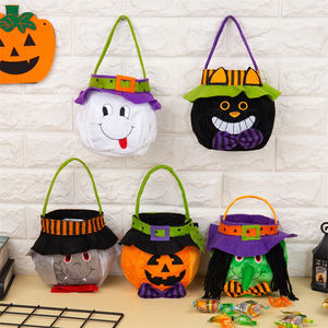 Nueva Decoración para Halloween, Bolsa <span class=keywords><strong>de</strong></span> Felpa Extra Grande y Suave con Diseño <span class=keywords><strong>de</strong></span> Fantasma, para Dulces, Regalos, Calabazas, Brujas y Otros Artículos - Product Image 2