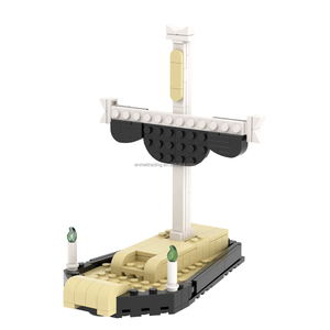 Anime Dracule Mihawk Ghost Fire Coffin Ship Luffy 1 Pieza, Sets de Construcción MOC, Bloques de Construcción de Ladrillos para Armar, Juguetes para Niños MOC1525 - Product Image 4