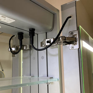 Armoire <span class=keywords><strong>de</strong></span> <span class=keywords><strong>salle</strong></span> <span class=keywords><strong>de</strong></span> <span class=keywords><strong>bain</strong></span> <span class=keywords><strong>de</strong></span> luxe, armoire à <span class=keywords><strong>pharmacie</strong></span> murale en aluminium, rétroéclairée, éclairée par LED, <span class=keywords><strong>miroir</strong></span> éclairé, armoire à <span class=keywords><strong>pharmacie</strong></span> - Product Image 6