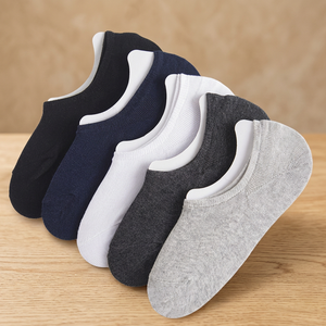 Summer Casual <b>Invisible</b> Thin Cotton <b>Men's</b> <b>Socks</b>-Mesh Breathable Sweat-absorbent Odor-proof Eco-Friendly - Product Image 4