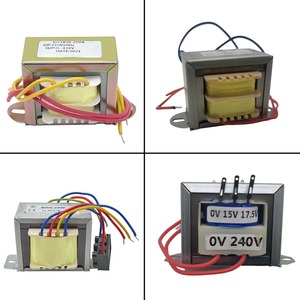 Transformador Reductor de Baja Frecuencia EI, 0V-200V-380V Primario, 24V Secundario, 500VA, Núcleo Laminado EI96, para Control Industrial - Product Image 1
