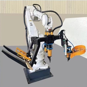 Euro American Automatic <b>Wooden</b> Pallet Production <b>Nailing</b> and Stacking Robot with PLC Core Components - Product Image 1