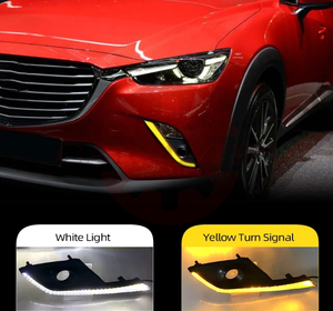 CARMATES Productos de Venta Caliente, Luces LED DRL de Calidad Superior, Luces de Circulación Diurna, Faros Antiniebla para Mazda CX-3 <span class=keywords><strong>CX3</strong></span> 2016-2017 - Product Image 2