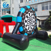 Jeu de fléchettes de football gonflable extérieur commercial pour jeu adulte jeu de fléchettes de football gonflable pour les jeux d'équipe de sport et le plaisir en famille