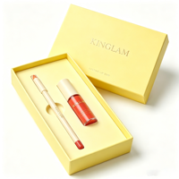 Boîte cadeau cosmétique personnalisée, emballage pour gloss et rouge à lèvres, emballage de produits de beauté de luxe, boîte en papier rigide, fabricant OEM