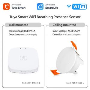 Nhà Máy Giá trần gắn Wifi thở hiện diện cảm biến với tuya App kiểm soát QD Smart-ZY-M100-L - Product Image 3