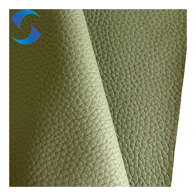 Tela impermeável da tela do couro sintético automotivo para o interior do assento de carro dos sacos, couro do vinil, pano do couro do PVC